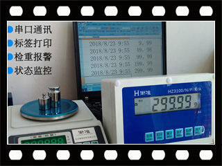 衡准串口电子天平USB接口数据ERP管理打印报警