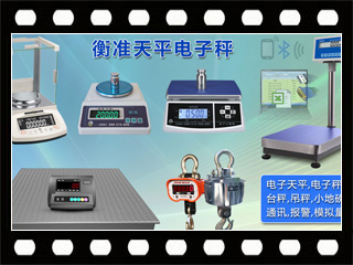 北京衡准电子秤电子天平产品视频